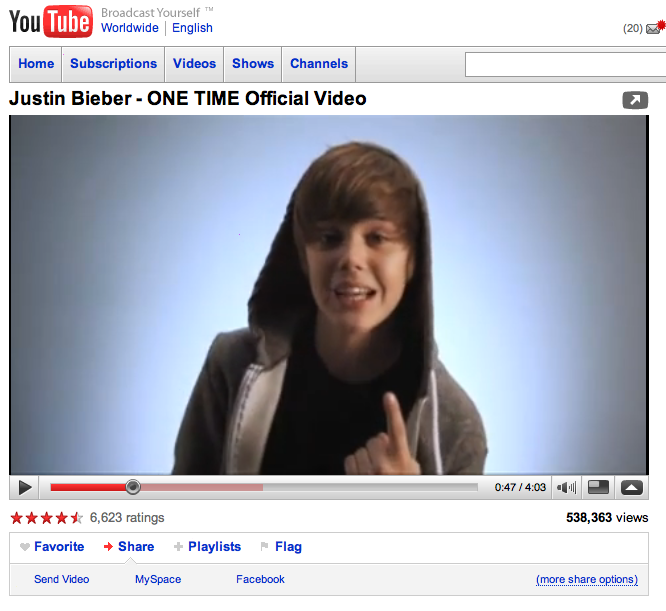 Justin Bieber One Time Lyrics. Justin Bieber: One Time Music
